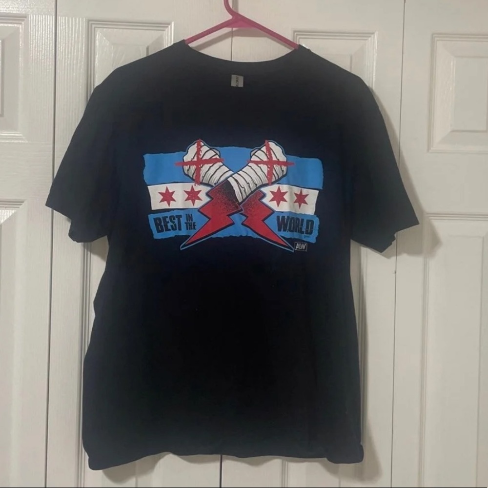 AEW CM Punk tshirt!!! Large like new